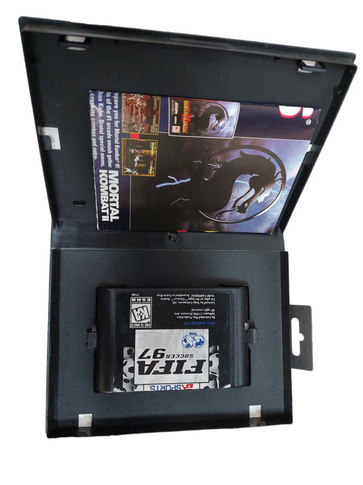 Bundle of 18 Random PC Games Variety & 1 Sega Genesis Game Fifa 97 =