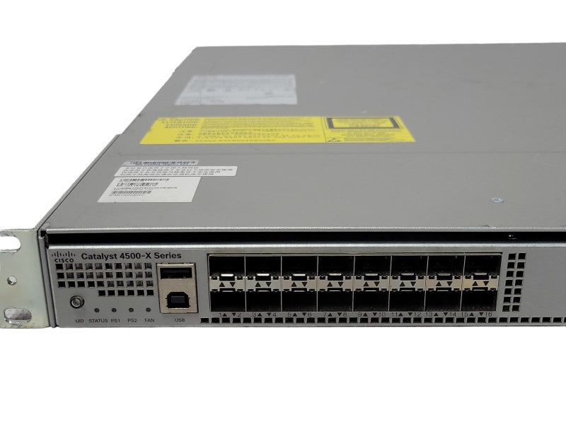 Cisco WS-C4500X-16SFP+ V03 10 Gigabit Eth Switch 2x PSU, READ _