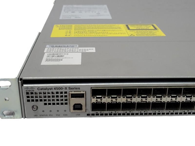 Cisco WS-C4500X-16SFP+ V03 10 Gigabit Eth Switch 2x PSU, C4KX-NM-8 SEE _