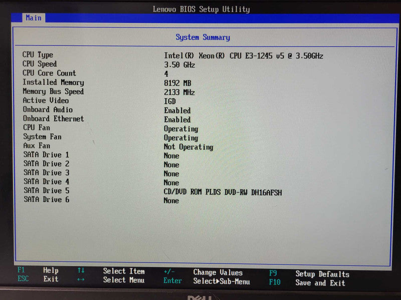 Lenovo ThinkStation P320 | Xeon E3-1245 v5 @ 3.50GHz 8GB DDR4 No HDD/OS $ Q