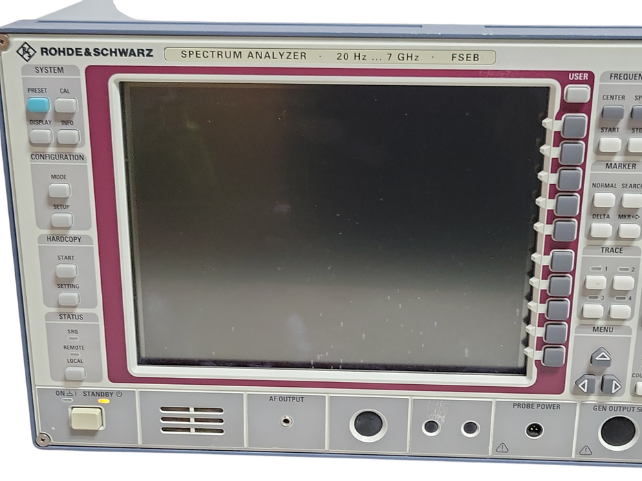 ROHDE&SCHWARZ Spectrum analyzer 20Hz 7GHz FSEB 1066.3010.30, READ