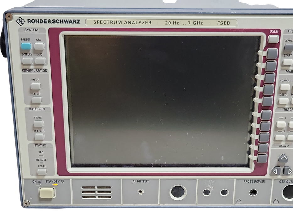 ROHDE&SCHWARZ Spectrum analyzer 20Hz 7GHz FSEB 1066.3010.30, READ