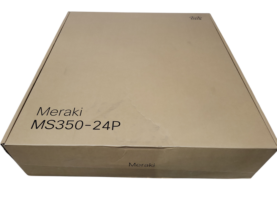 Open Box Cisco Meraki MS350-24P (unclaimed) 24-Port Switch