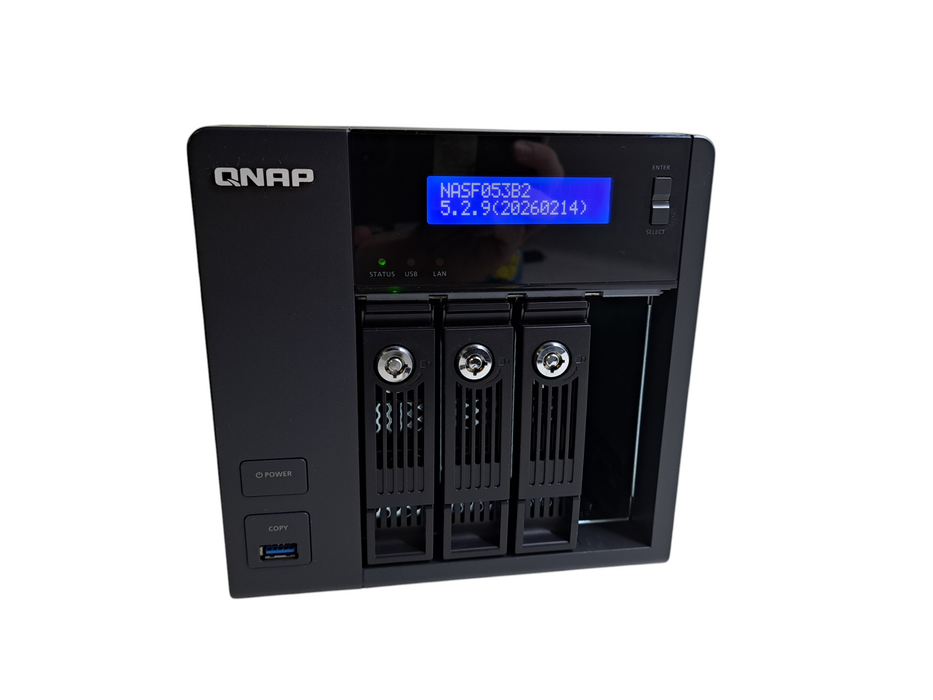 QNAP TS-453 PRO-8G | 4-Bay Network Attached Storage NAS w/ 1x 3TB HDD, 3x Caddy