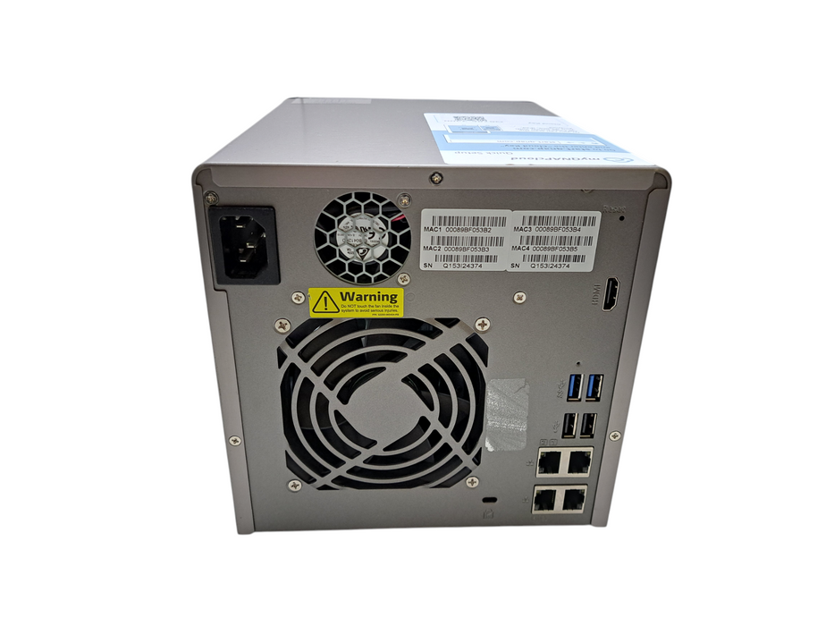 QNAP TS-453 PRO-8G | 4-Bay Network Attached Storage NAS w/ 1x 3TB HDD, 3x Caddy