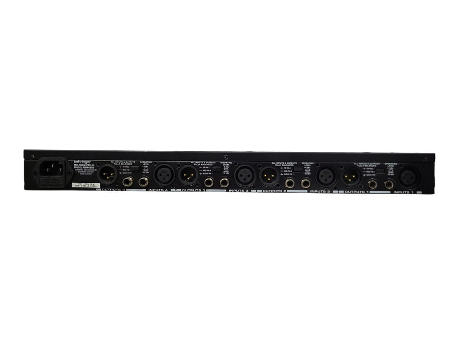 Behringer Multicom Pro-XL MDX 4600 Audio Interactive Quad Dynamics Processor