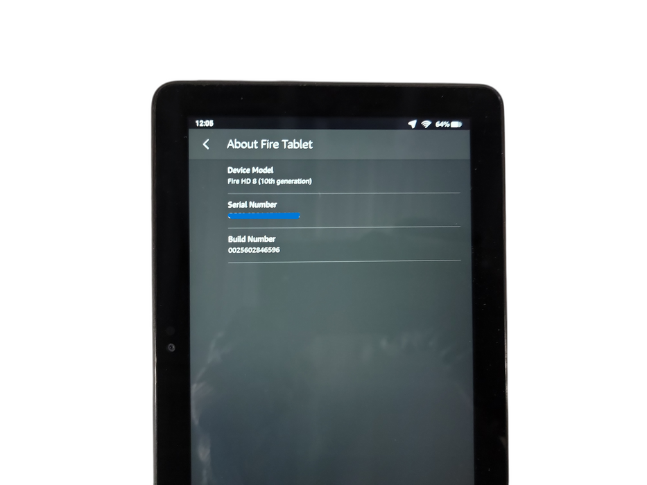 Amazon Kindle Fire HD 8 10th Gen - 32GB - Black [K72LL4]