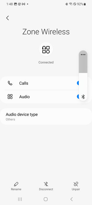Logitech Zone wireless Bluetooth 881-000368 Headset