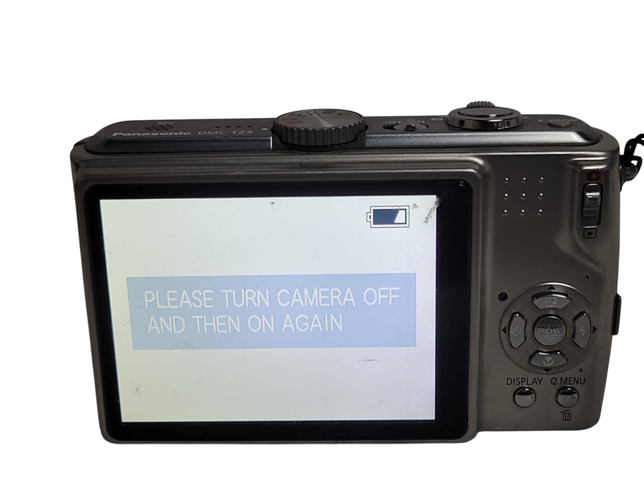 Panasonic Lumix DMC-TZ5 DMC TZ 9.1MP Digital Camera, No SD Card, READ