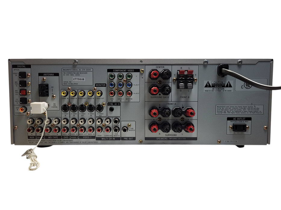 Sony STR-DE695 6.1 Channel AV Receiver Dolby Digital DTS Home Theater
