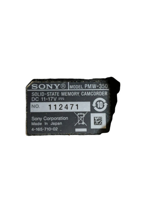 SONY PMW-350 HD xdcam  camcorder Exmor With View Finder- Read Description