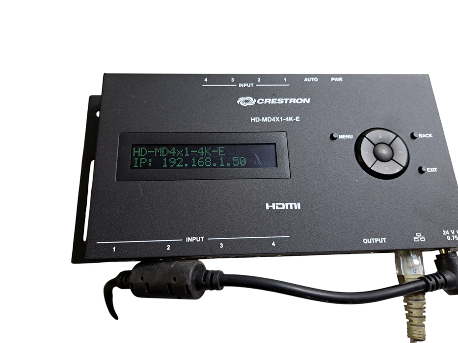 Crestron HD-MD4X1-4K-E 4x1 4K HDMI Switcher