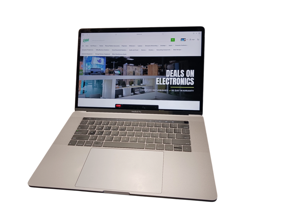Apple Macbook A1990 15.4" 2019 Intel i7-9750H @2.6Ghz 32GB DDR4 RAM 1TB SSD READ