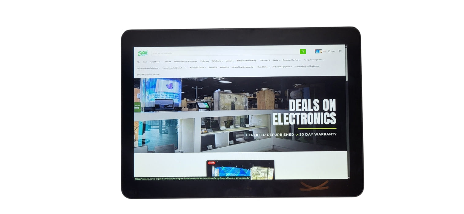 Logitech Tap VU0053 Video Conferencing Device 10.1" Touchscreen W/ Back Plate