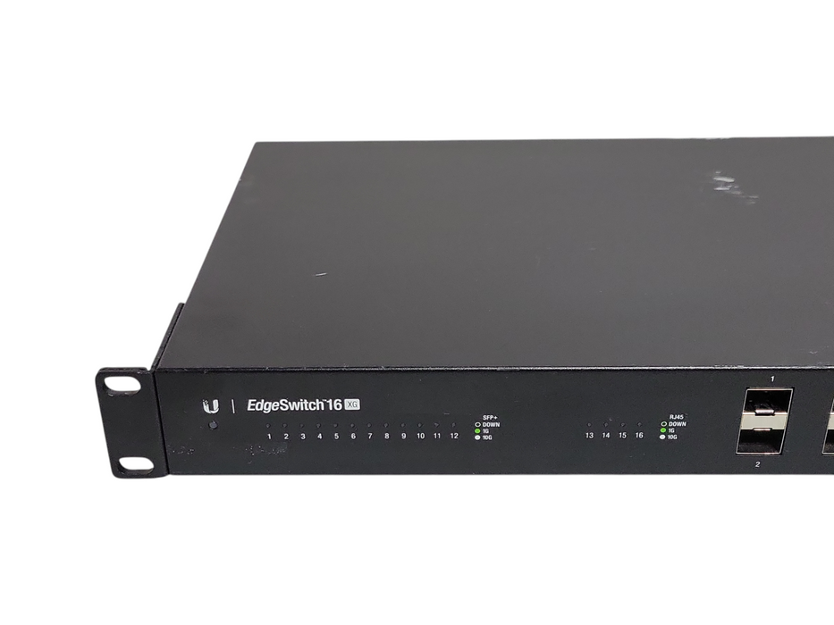 Ubiquiti EdgeSwitch 16 XG ES-16-XG 16-Port 10G Managed Switch SFP+ w/ RACK EARS
