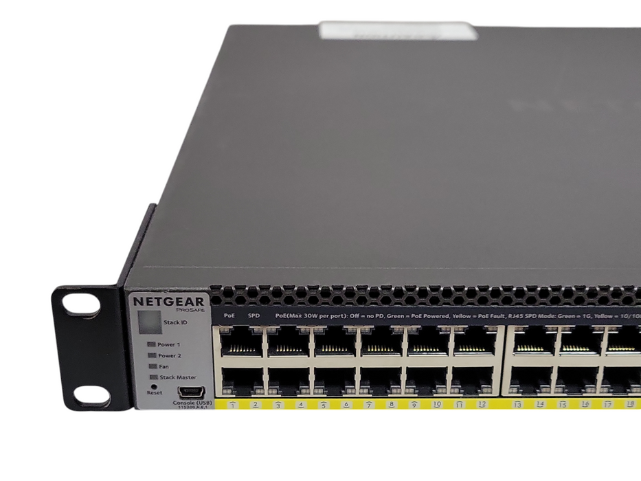 Netgear GSM4352PS M4300-52G-PoE+ 48-Port Gigabit PoE+ Network L3 Switch