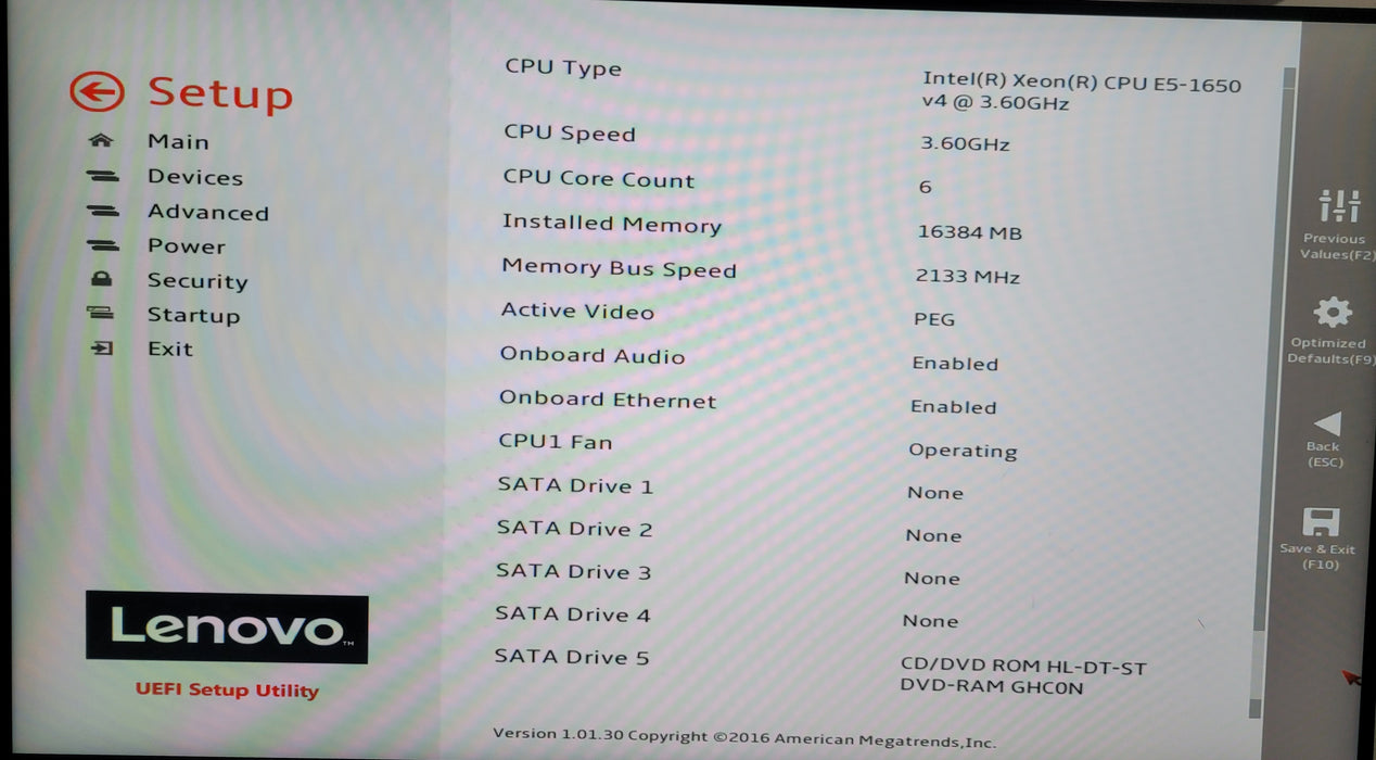 Lenovo ThinkStation P410 | Xeon E5-1650 v4 @3.60GHz 16GB DDR4 500GB SSD | READ!!