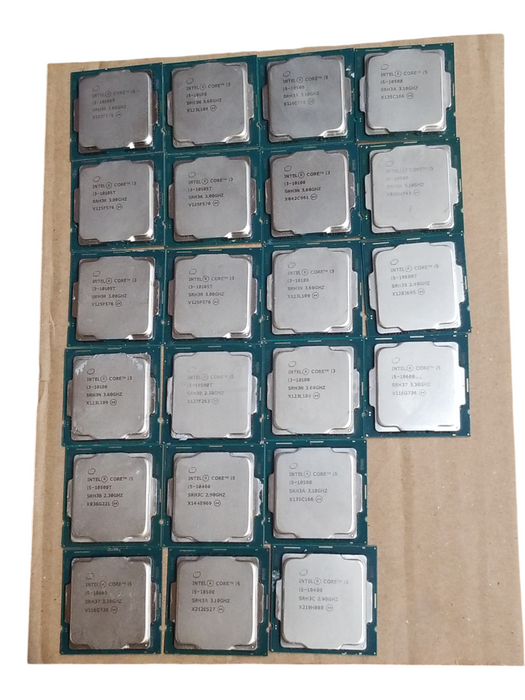 Lot of 43x, 10th Gen i-series Desktop CPUs (CPU10-9)