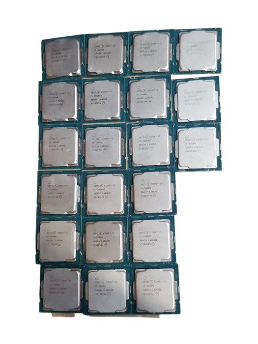 Lot of 43x, 10th Gen i-series Desktop CPUs (CPU10-9)