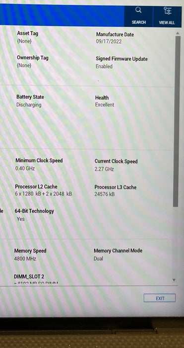 Dell XPS 15 9520 i7-12700H RTX3050 4GB GPU 16GB 256SSD No power Adapter READ!
