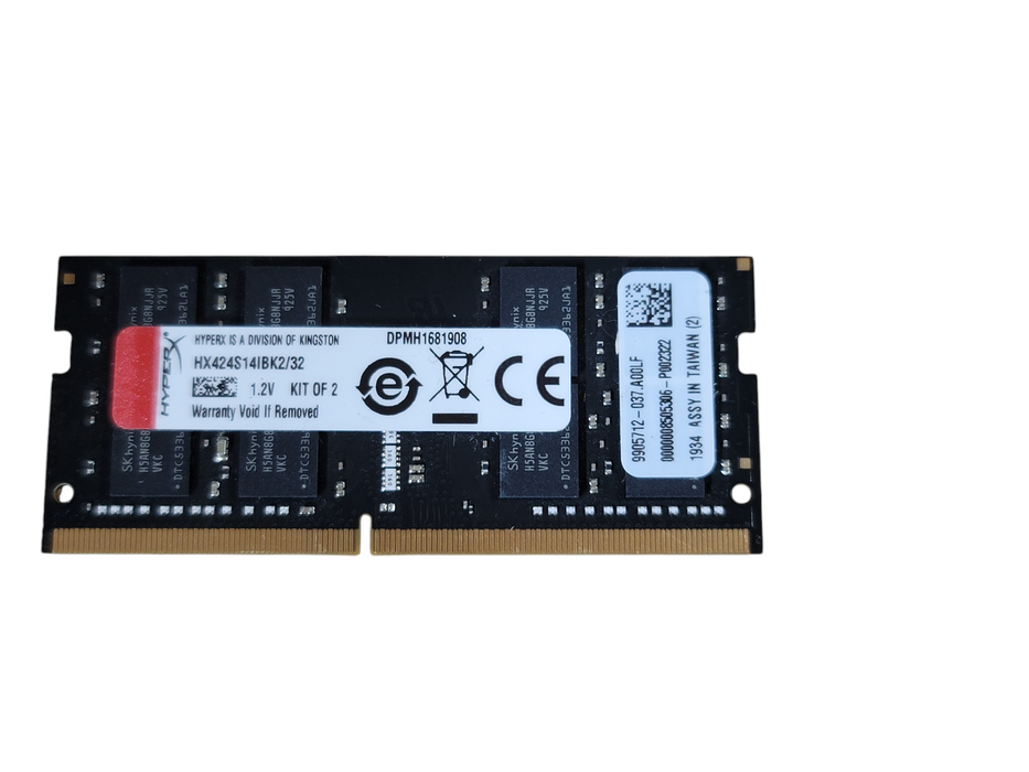 32GB DDR4 Kingston Fury Impact SODIMM Laptop RAMKF426S16IB/32