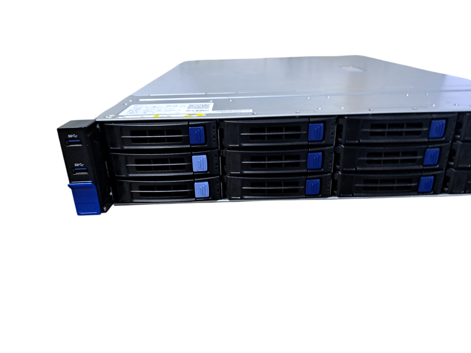 SuperCloud R2218 T12 2U Barebones Server | 12x 3.5", 2x 2.5" | 2x 1200W READ