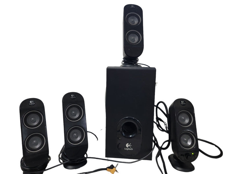 Logitech X-530 5.1 Sound System with 1 Subwoofer 4 Speakers