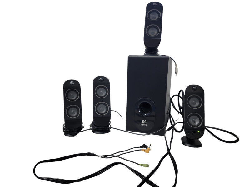 Logitech X-530 5.1 Sound System with 1 Subwoofer 4 Speakers