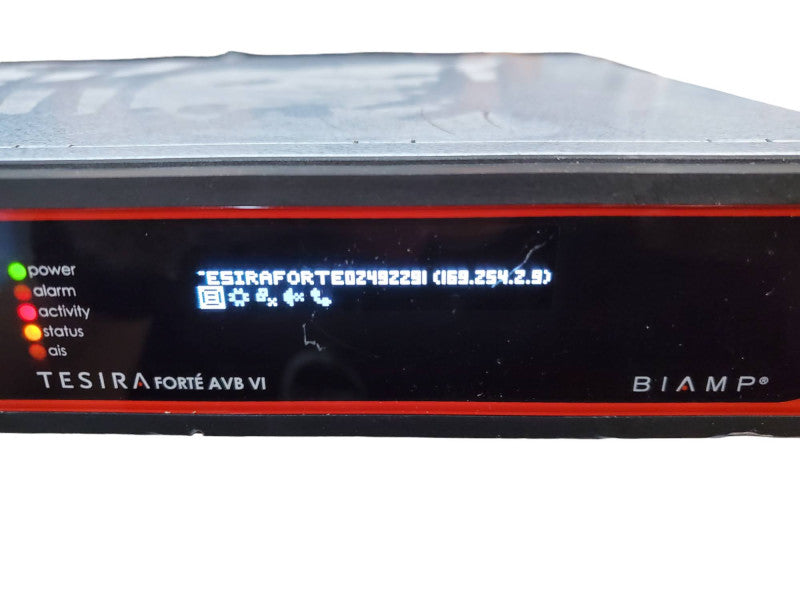 Biamp Tesira FortÃ© AVB VI Digital Audio Signal Processor @