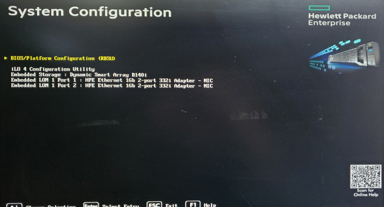 HPE ProLiant DL20 Gen9 - 1x Xeon E3-1230 v6, 16GB DDR4, B140i - No HDD