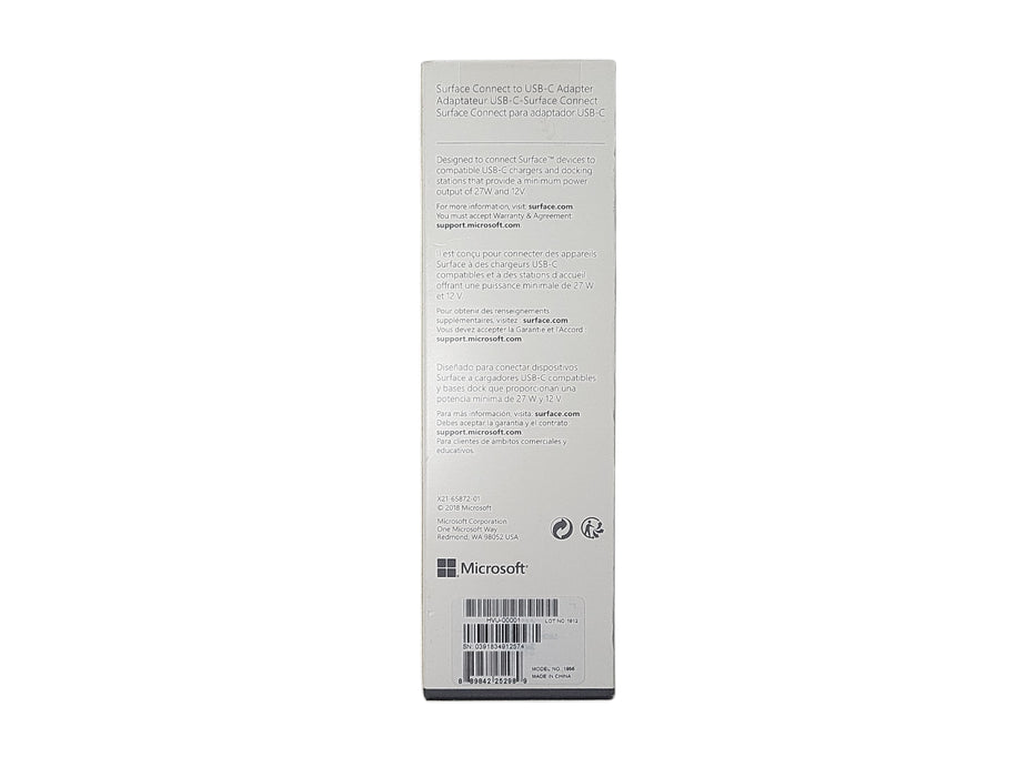 *NEW SEALED* Microsoft Surface USB-C to Surface Connect Adapter, 1856