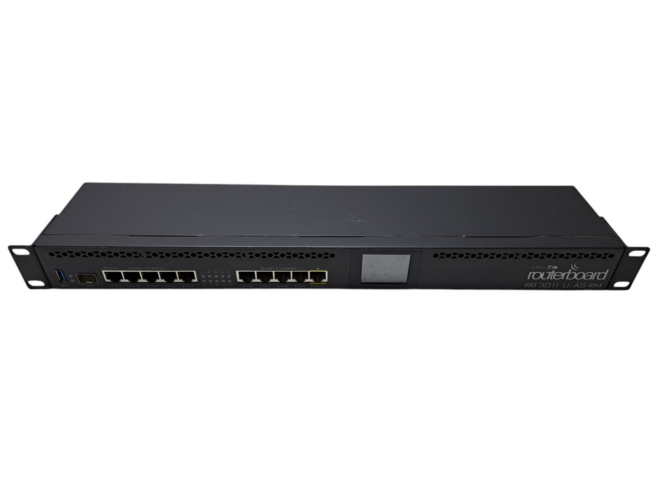 MikroTik RB3011UiAS-RM 10-Port Rack Mountable Gigabit Ethernet Router