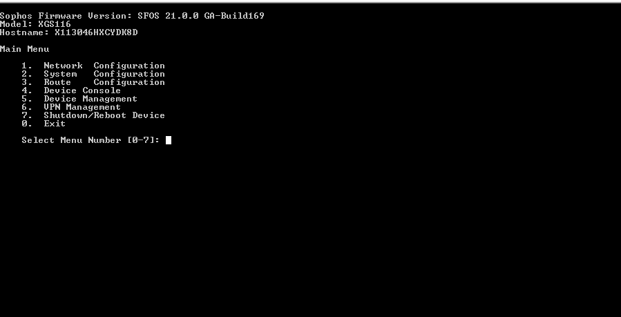 Sophos XGS 116 Network Security Firewall Appliance w/ Wireless Module, AC Holder