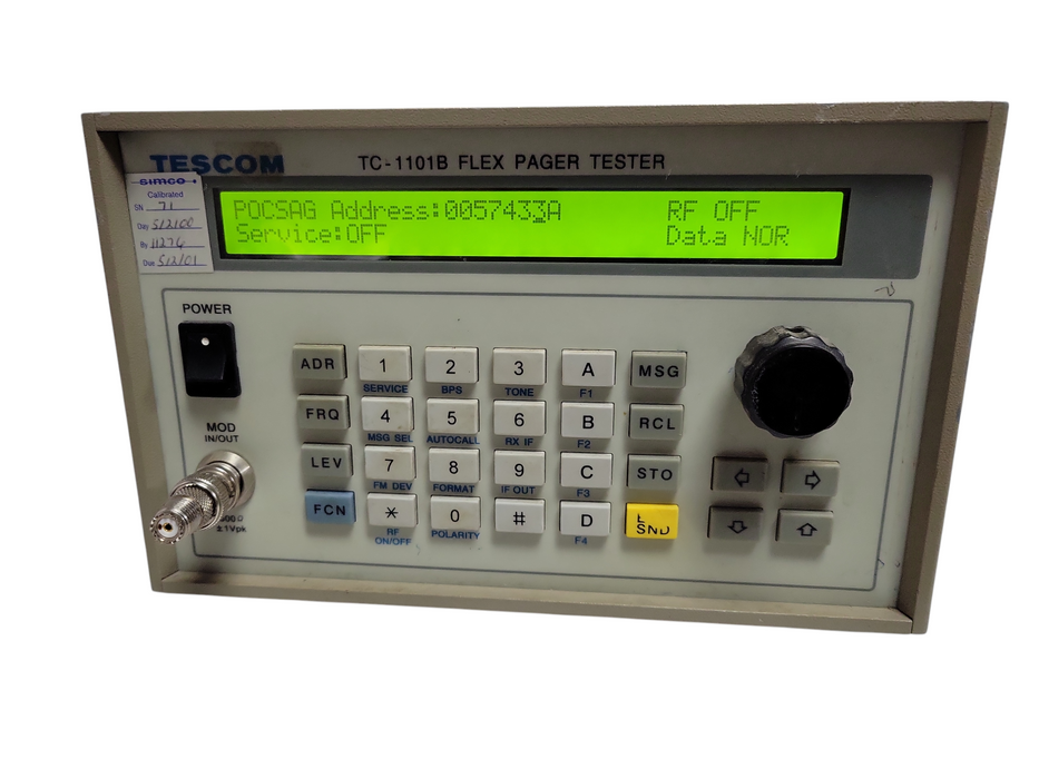 TESCOM TC-1101B Flex Pager Tester