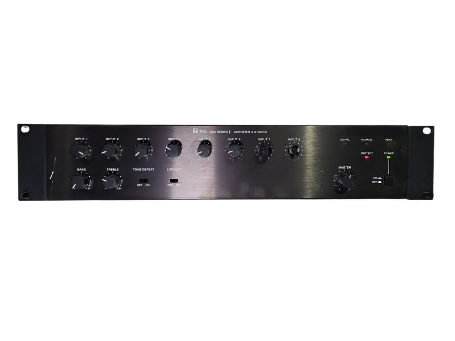 TOA 900 Series II A-912MK2 8-Channel Mixer Power Amplifier 180W