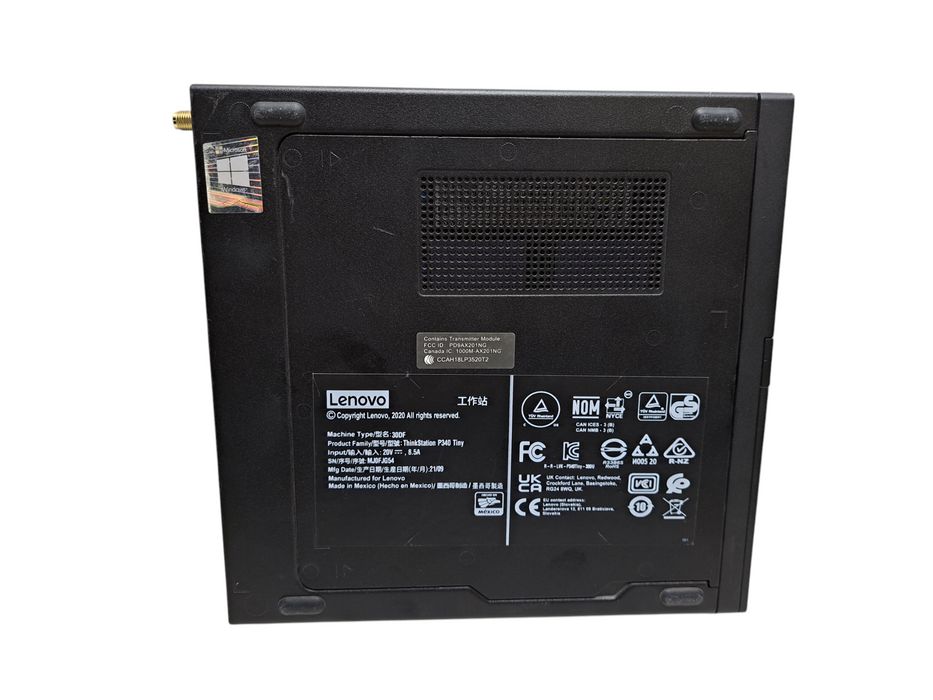 Lenovo ThinkStation P340 Tiny | Intel Core i5-10500, 16GB DDR4, 512GB NVMe, 170W
