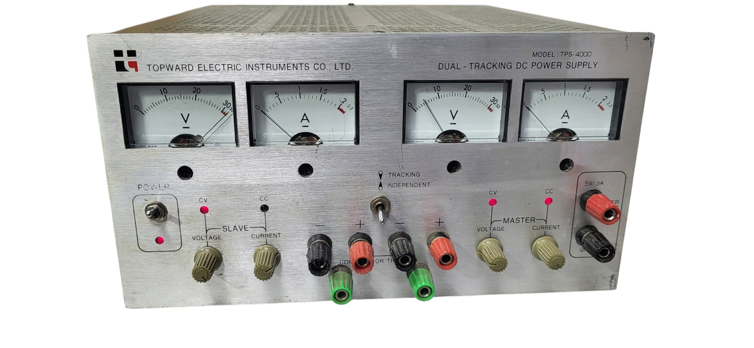 Vintage TOPWARD ELECTRIC TPS-4000 Dual-Tracking DC Power Supply | READ