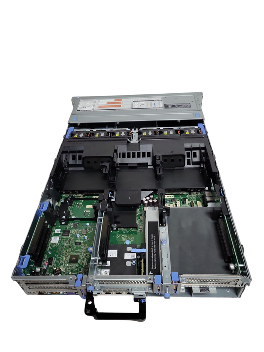 Dell PowerEdge R740 barebone w/ 2x CPU heat sinks only, No CPU/RAM/PSU/RAID/HDD