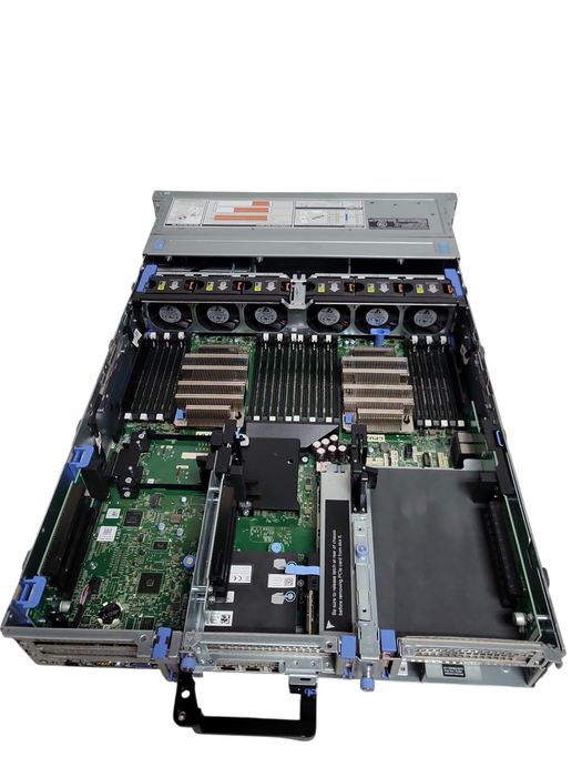 Dell PowerEdge R740 barebone w/ 2x CPU heat sinks only, No CPU/RAM/PSU/RAID/HDD