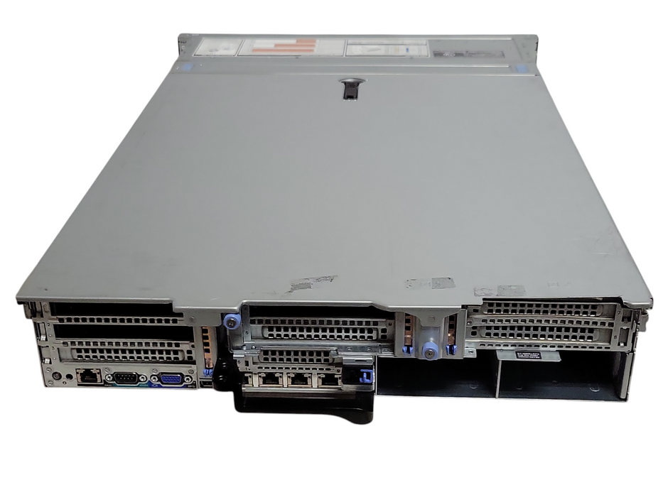 Dell PowerEdge R740 barebone w/ 2x CPU heat sinks only, No CPU/RAM/PSU/RAID/HDD
