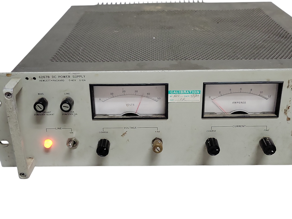 HP 6267B DC Power Supply 0 - 40v 10Amp Monitoring Terminals, READ