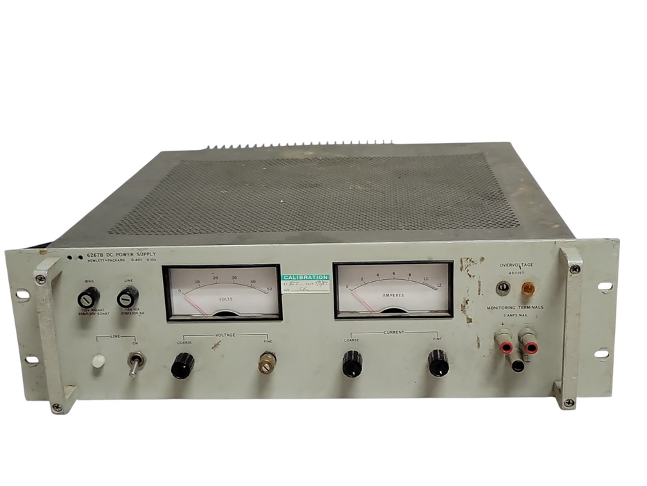 HP 6267B DC Power Supply 0 - 40v 10Amp Monitoring Terminals, READ
