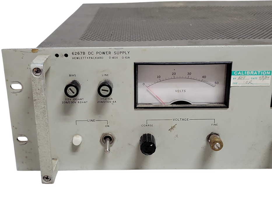 HP 6267B DC Power Supply 0 - 40v 10Amp Monitoring Terminals, READ