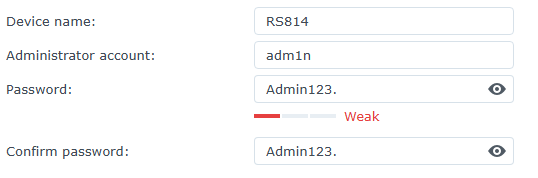 Synology Rackstation RS814 - 4 Bay NAS w/ 4x 1TB HDD