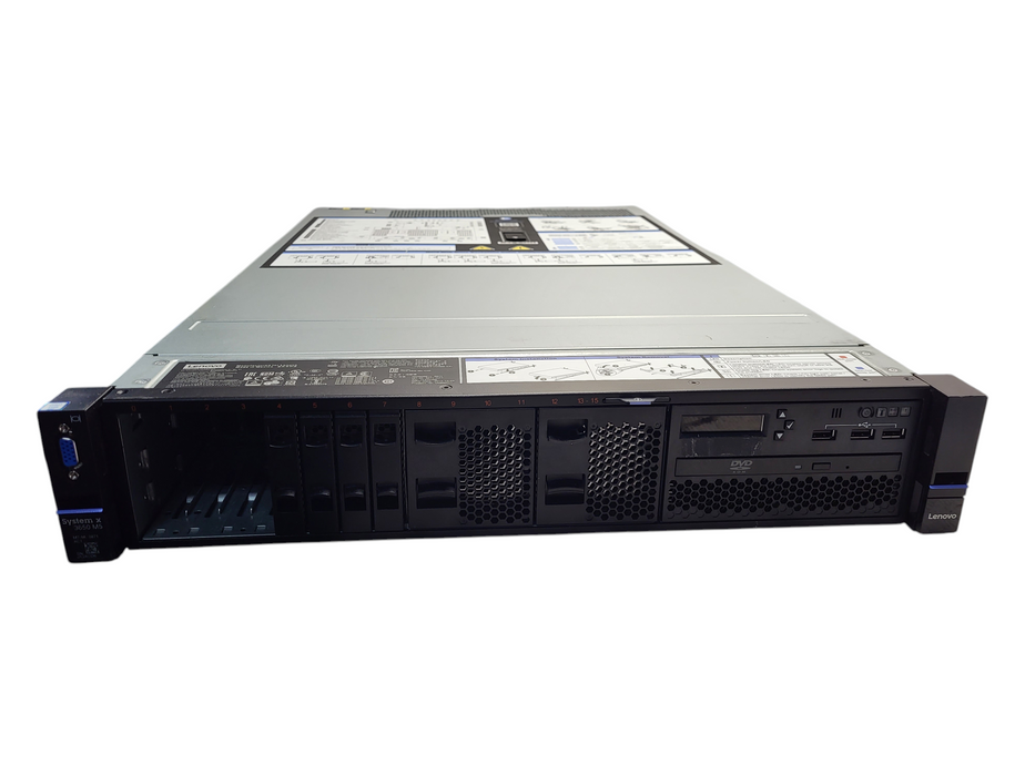 Lenovo System x3650 M5 2.5" - Xeon E5-2620 v4 8GB DDR4, M5210 - No HDD
