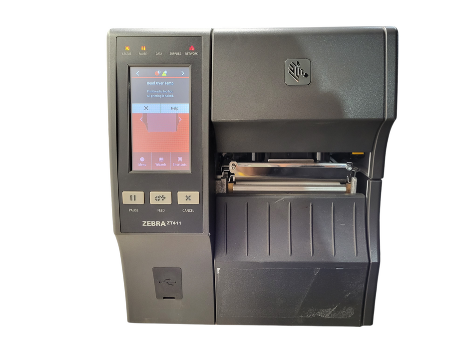 Zebra ZT411 ZT41142-T010000Z 203DPI Thermal Network Label Printer READ