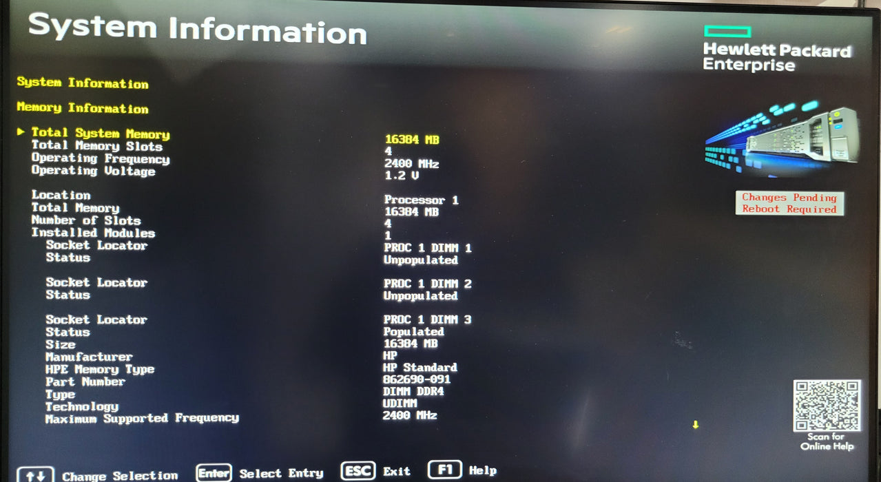HPE ProLiant DL20 Gen9| Xeon E3-1240 v6 @ 16GB DDR4 | NO HDD | B140i