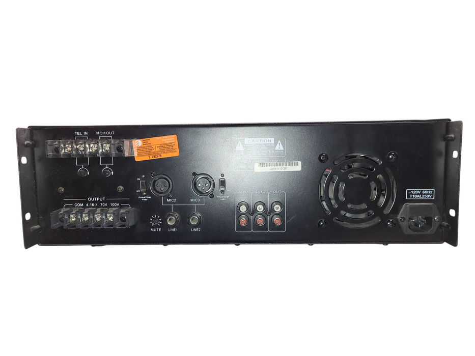 Tortech PA1450 450W RMS commercial public address (PA) integrated amplifier