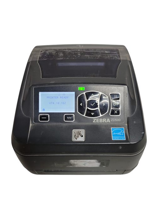 Zebra ZD500 Thermal Label Printer ZD50042-T01A00FZ USB LAN Parallel, READ