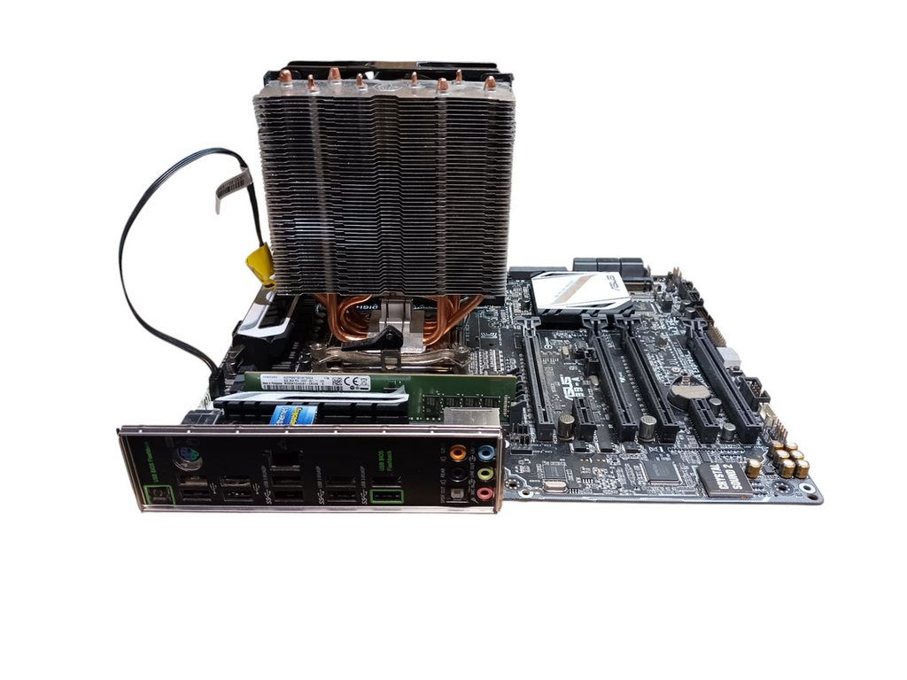 Asus X99-A Motherboard Intel i7-5820K CPU 8GB DDR4 RAM I/O